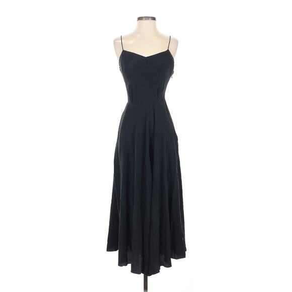 Vintage Ralph Lauren Collection Silk Slip Dress Midi Maxi Sleeveless 80s Runway - Picture 10 of 12